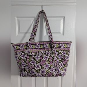 Vera Bradley Purple Floral Travel Bag
